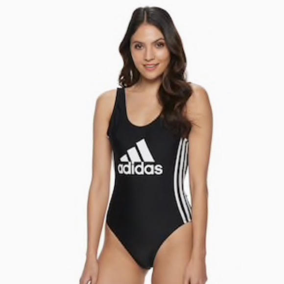 adidas Other - Adidas Solid Logo One-piece swimsuit